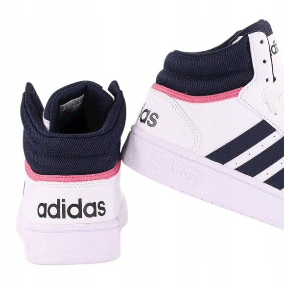 NIB ADIDAS Women 8 Hoops 4.0 Mid Athetic Basketball Sport Shoes Sneakers - Picture 3 of 6